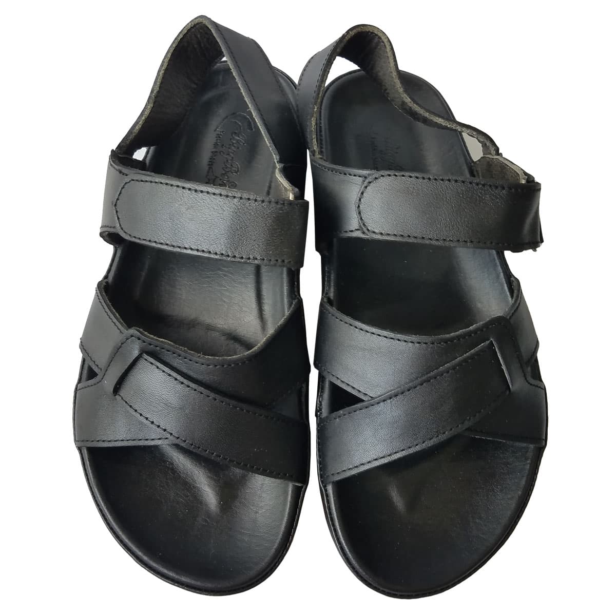 Giày sandal nam da bò thật BIGGBEN cao cấp SD123 - Đen - 42