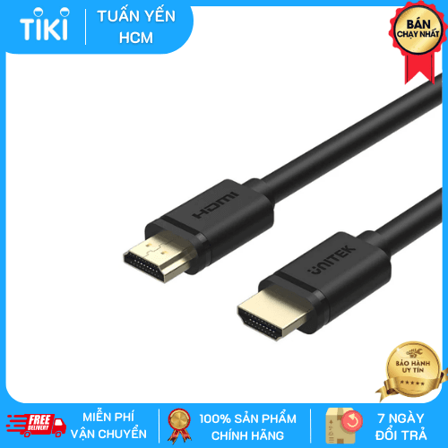 Dây 2 Đầu HDMi 5M UNITEK - Cáp HDMI 5M UNITEK Full HD 4K - Hàng Chính Hãng