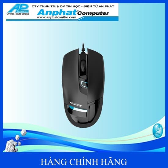 Chuột quang chuyên game có dây Newmen G10 - Hàng Chính Hãng  - Đen