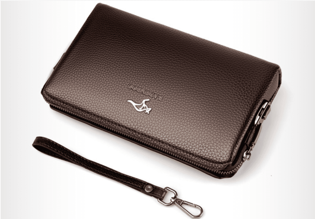 ví nam ví nam clutch cầm tay cao cấp - Màu Nâu