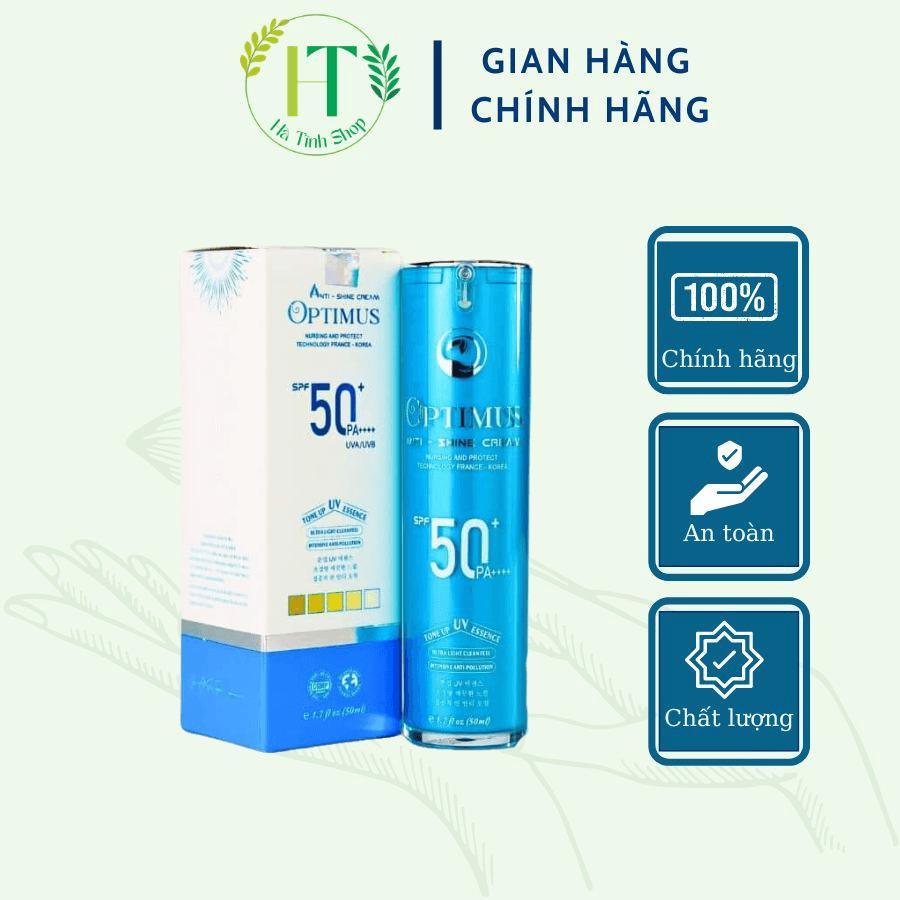 Kem chống nắng Thanh Mộc Hương chống trôi nâng tone da kiềm dầu SPF 50 PA 50ml - 1 Hộp Chống Nắng