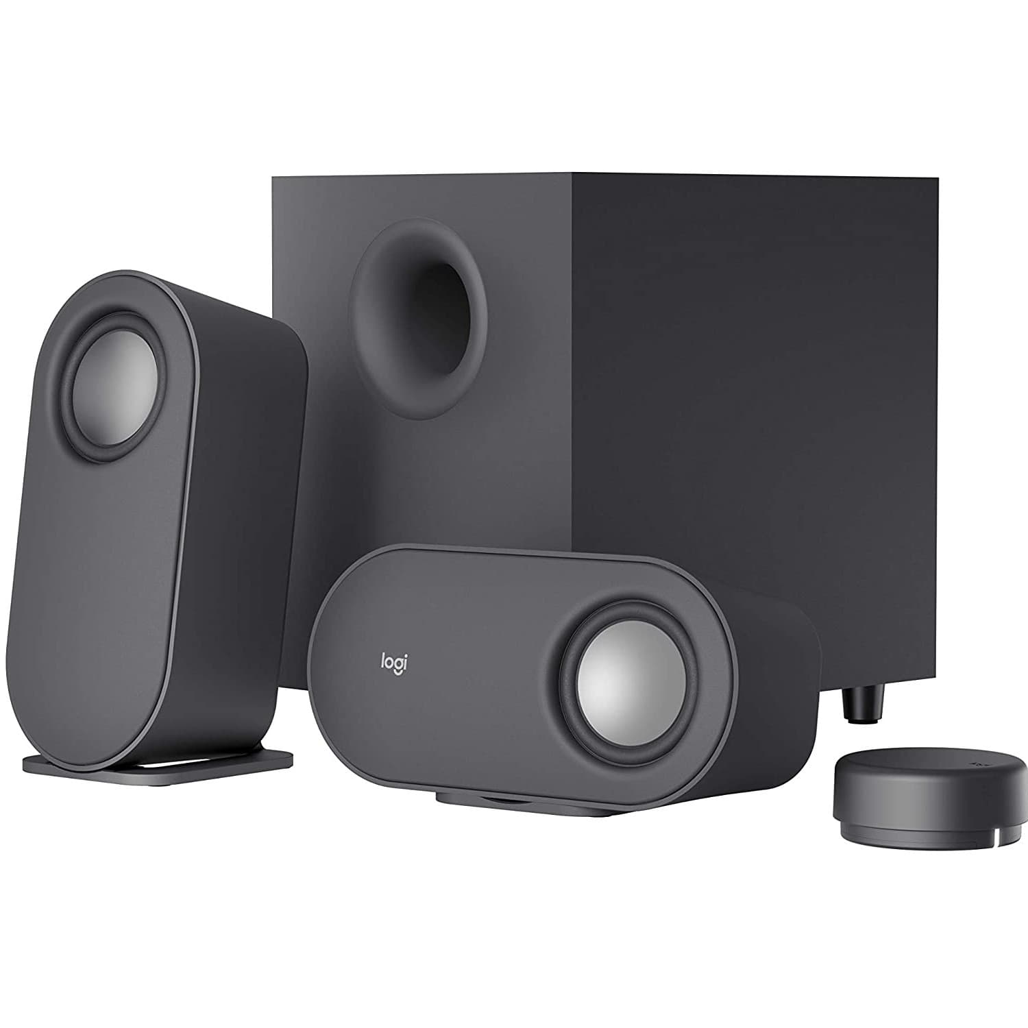 Loa máy tính không dây Logitech Z407 - Âm thanh 2.1, công suât 80W, đa kêt nôi USB, AUX, Bluetooth - Hàng chính hãng
