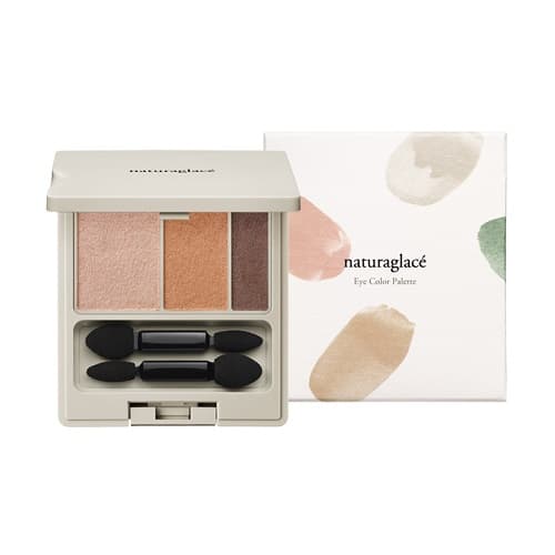 PHẤN MẮT HỮU CƠ 3 TRONG 1 - naturaglacé EYE COLOR PALETTE  - 02 Màu cam vàng đồng