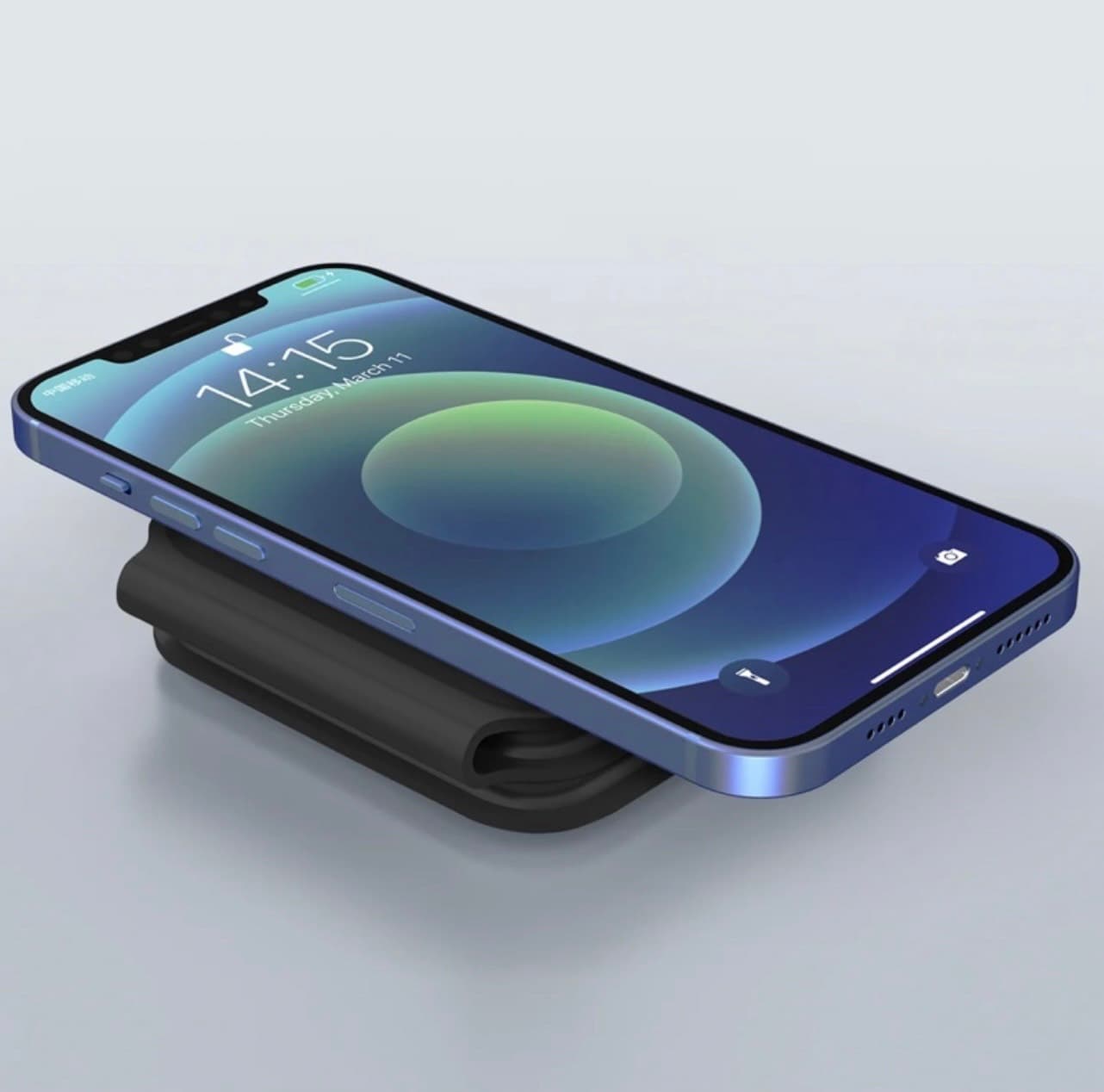 Đế Sạc Không Dây Magsafe Wiwu Power Air 3 in 1 Dành Cho Apple Watch, Iphone 12, 13, Airpods Có Nam Châm Hai Mặt - Hàng Chính Hãng  - Đen