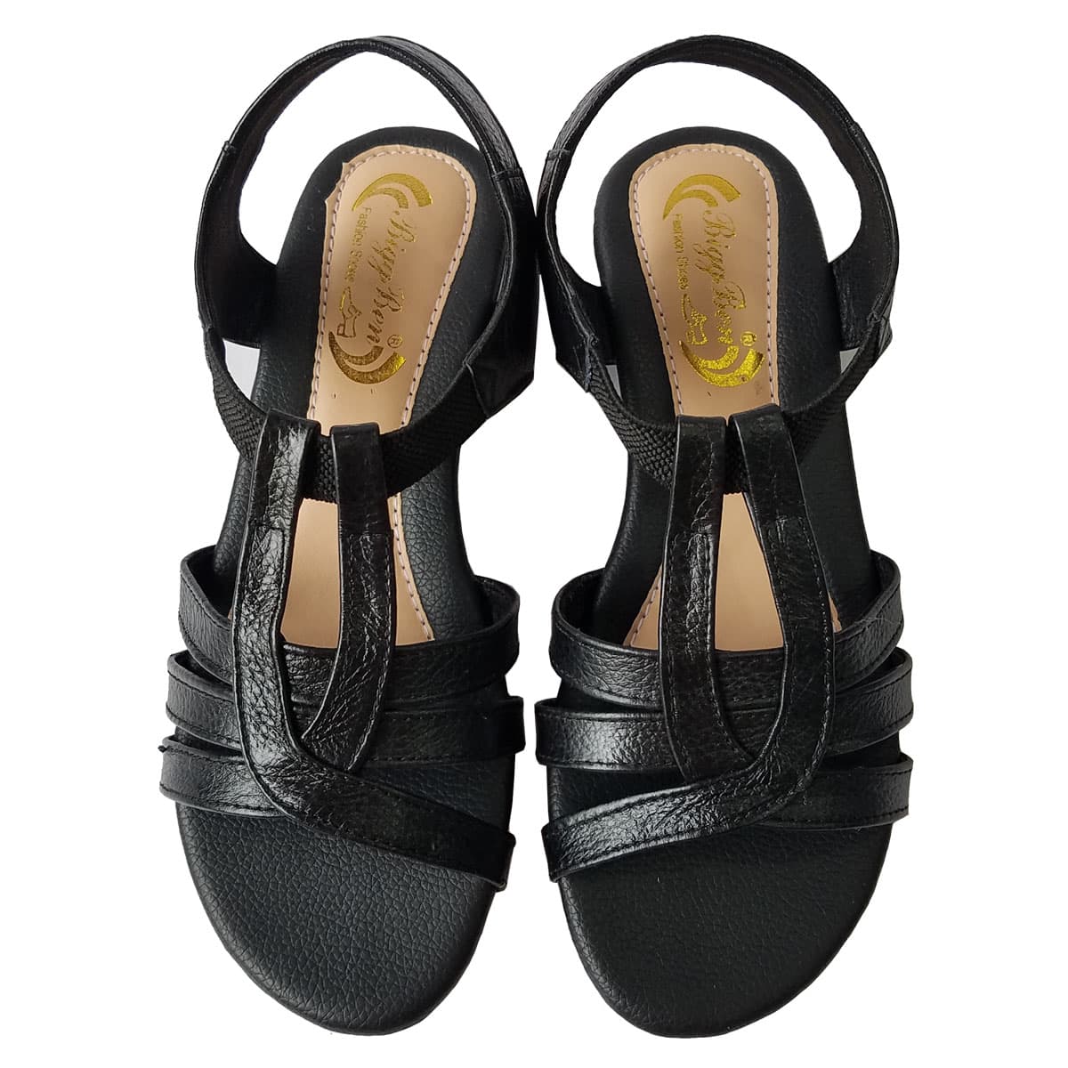 Giày sandal Nữ Da Bò Thật BIGGBEN Cao Cấp SDN79 - Đen - 38
