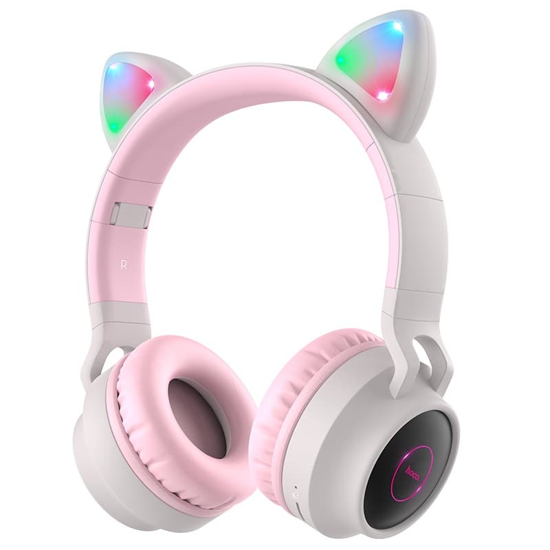 Tai nghe Cao cấp Mèo headphone Hoco W27 - Hàng Chính Hãng - Xám