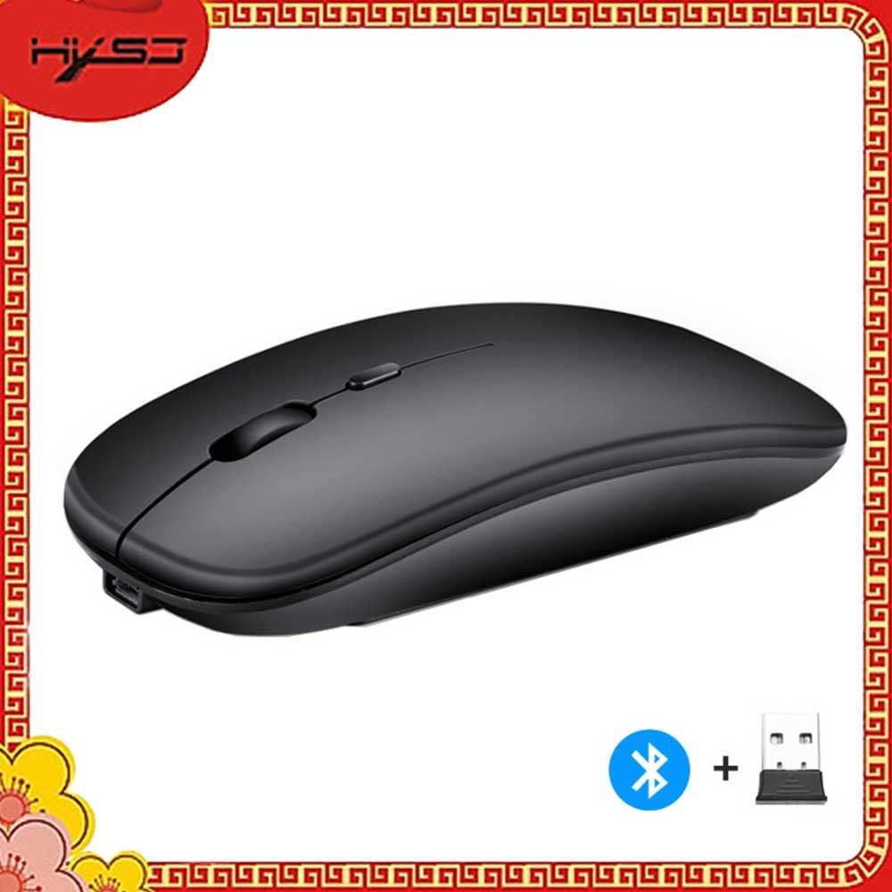 Chuột không dây Bluetooth  HXSJ M90 - Hàng chính hãng - Đen