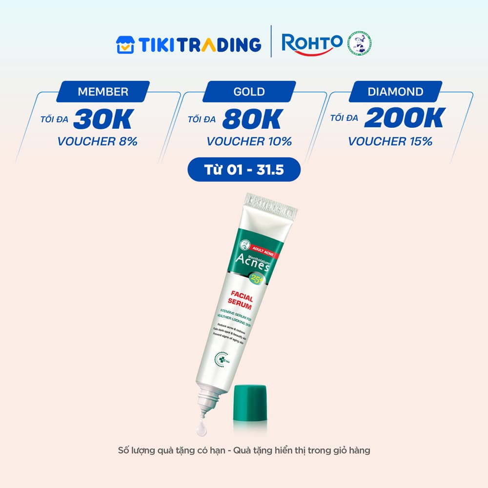 Serum chấm mụn chuyên biệt cho da mụn ở tuổi trưởng thành Acnes 25 Facial Serum 20ml