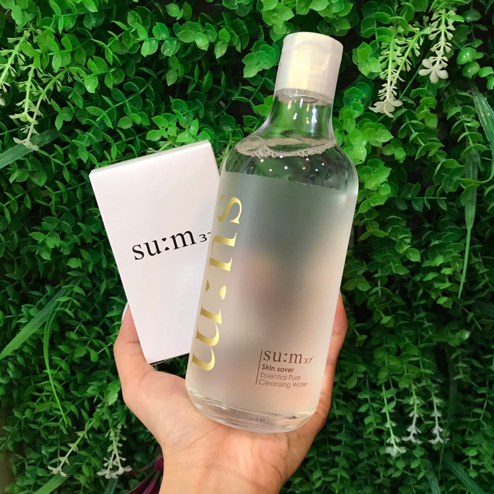 Nước tẩy trang Sum37 Skin Saver essentilal Pure Cleansing Water 400ml