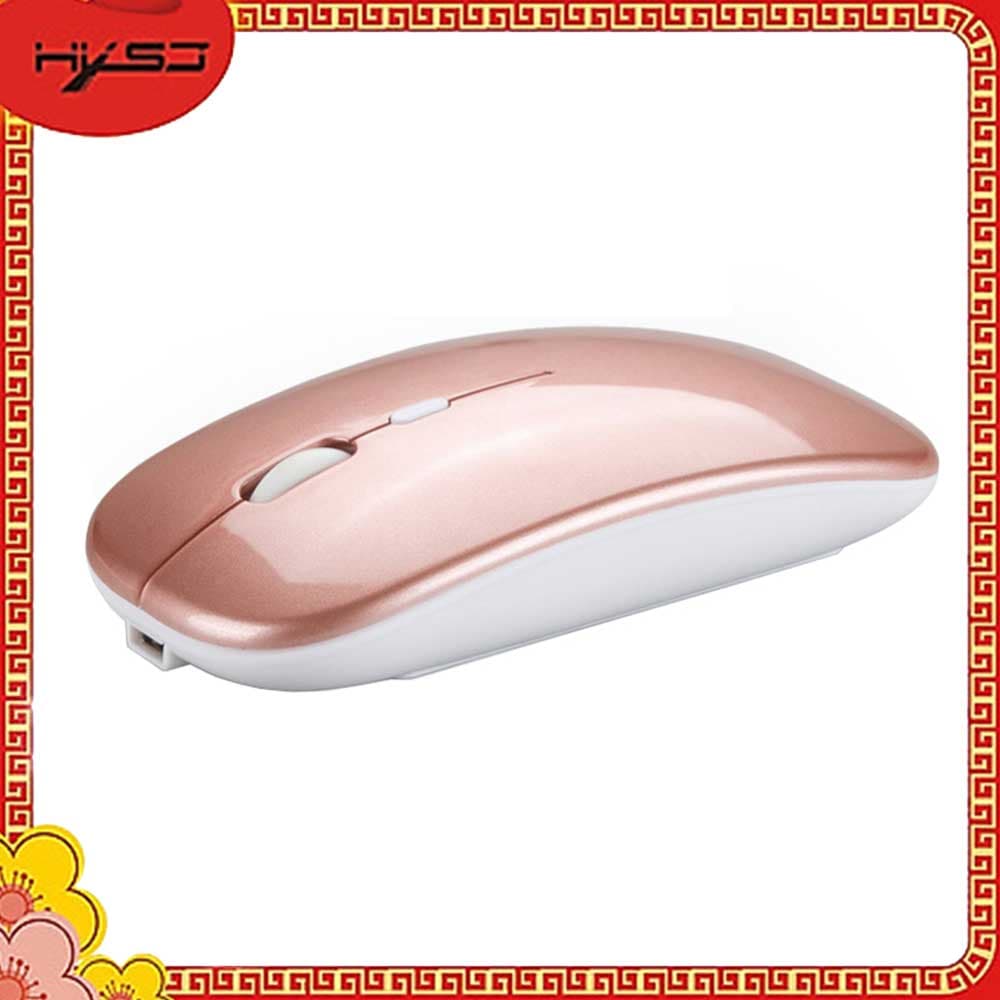 Chuột Không Dây Sạc Điện HXSJ M80 - Hàng chính hãng - Hồng