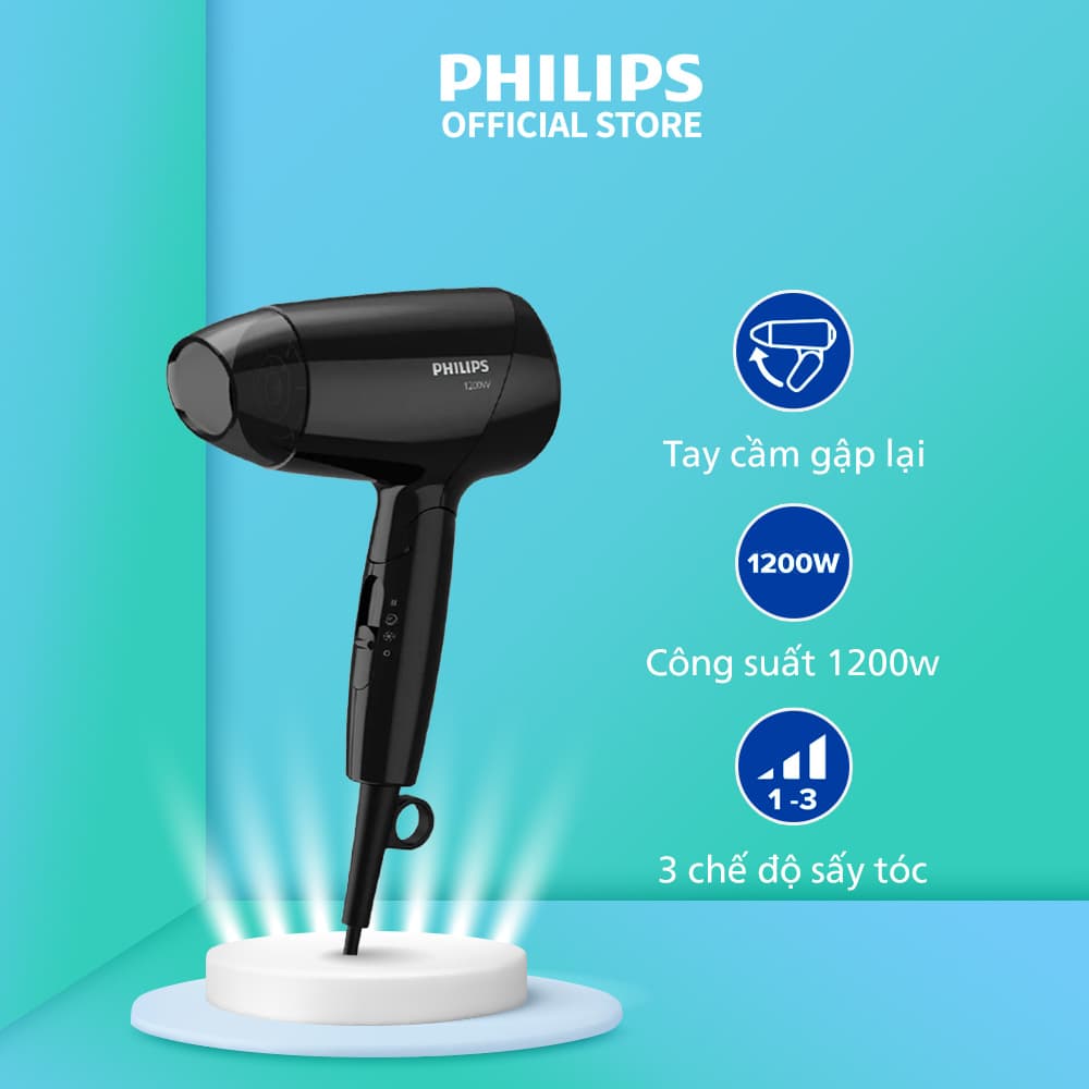 Máy sấy tóc Philips BHC01010 - Dễ dàng chăm sóc tóc - An toàn