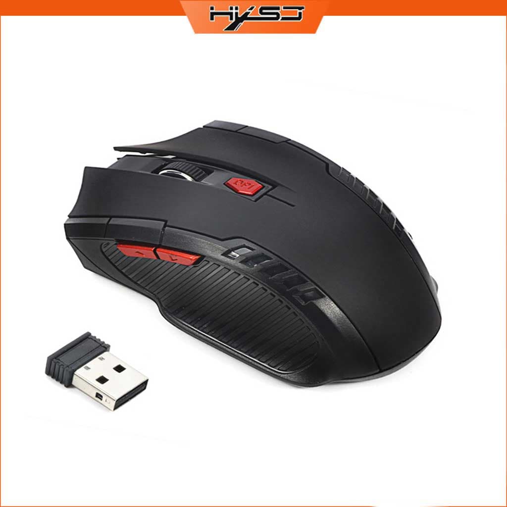 Chuột không dây HXSJ A882 Wireless 2.4G - Hàng chính hãng - Đen