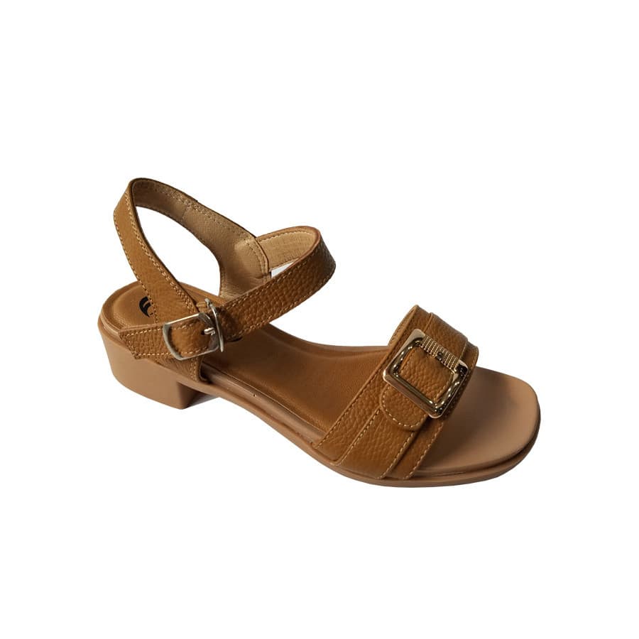 Giày Sandal Cao Gót Da Bò BIGGBEN SDCG67 - 39 - vàng