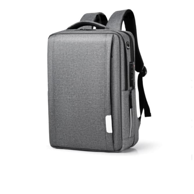 Balo nam thông minh chống trộm chống nước cao cấp phong cách mới 17,3 inch - Màu Xám