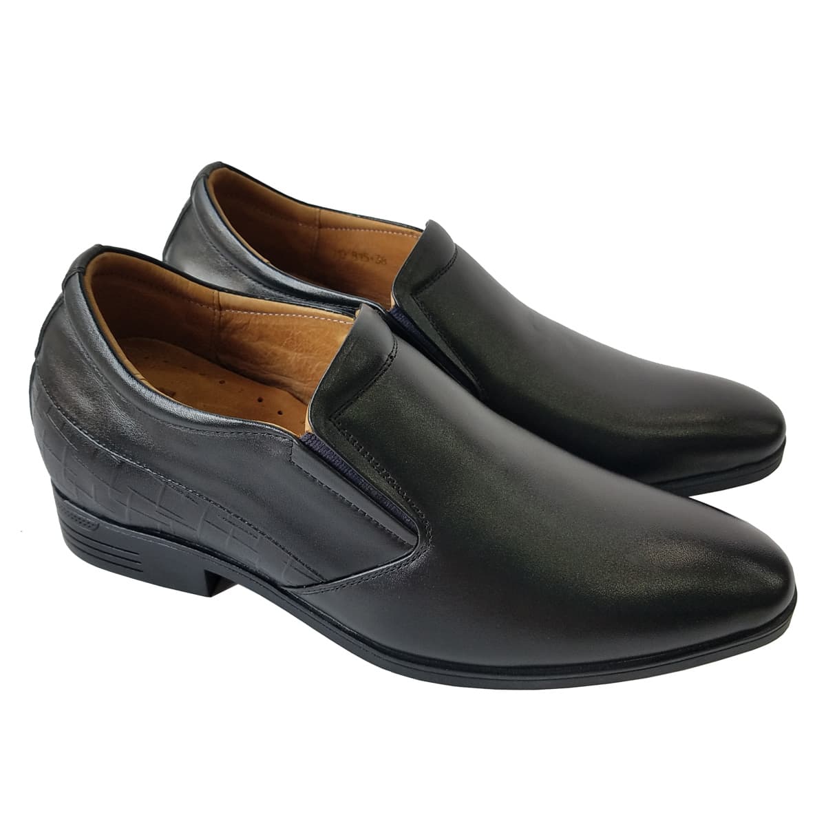Giày Tây Nam Tăng Chiều Cao BIGGBEN Da Bò Thật Tăng 6cm GT232 - 39