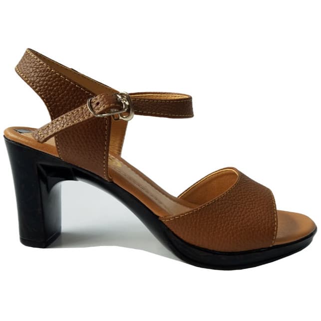 Giày Sandal Cao Gót Da Bò BIGGBEN SDCG68 - 35