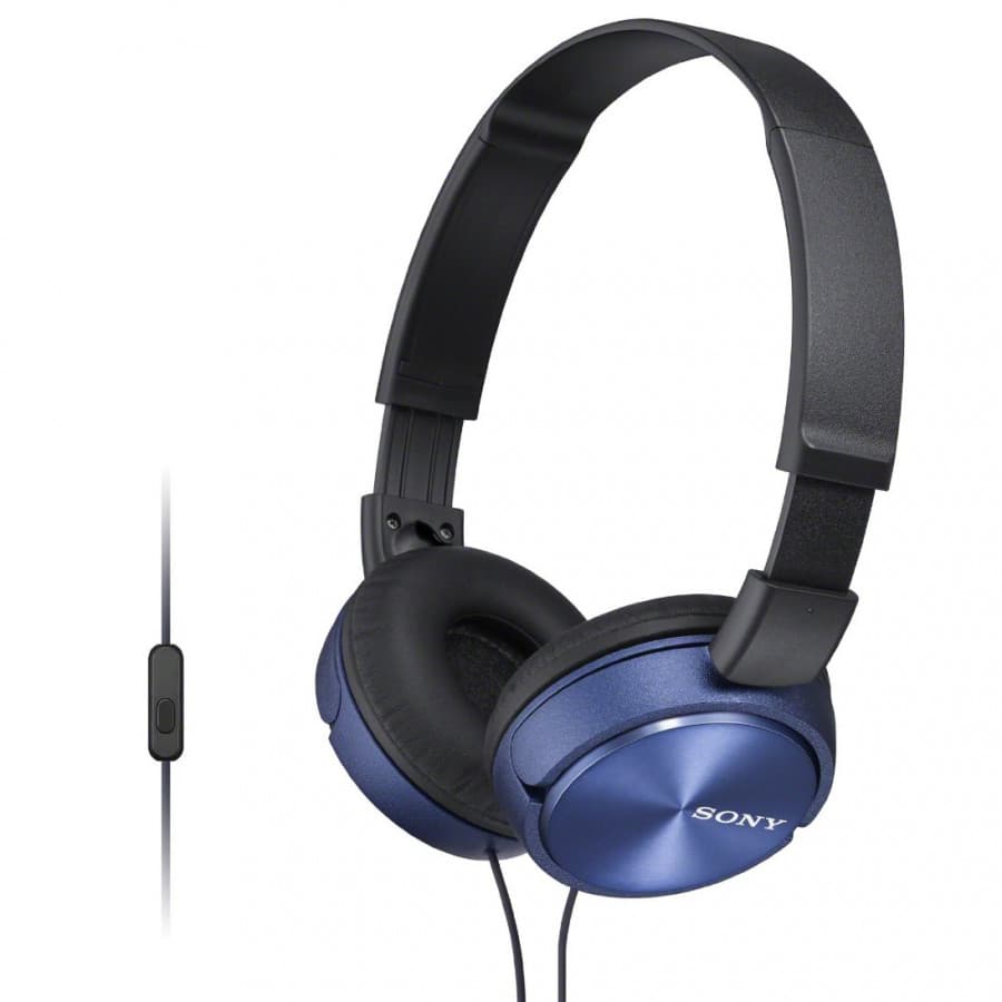 Tai Nghe Chụp Tai Sony MDR-ZX310AP Xanh Dương - Hàng Chính Hãng