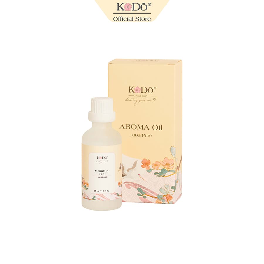Tinh Dầu Nước Hoa KODO Mountain Tea Mùi Hương Chanh Sa Thư Gian Lam Thơm Phong, Không Gian 1050100500ml - 50ml