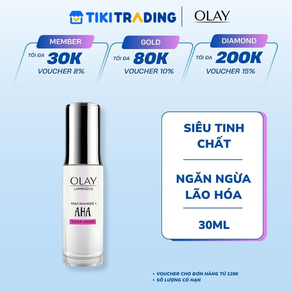Siêu Tinh Chất Ngừa Lão Hóa OLAY Luminous Niacinamide Kết Hợp AHA 30ML