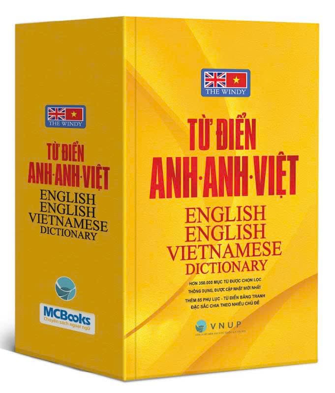 Từ Điển Oxford Anh - Anh - Việt Bìa Vàng Tặng kèm bookmark TH