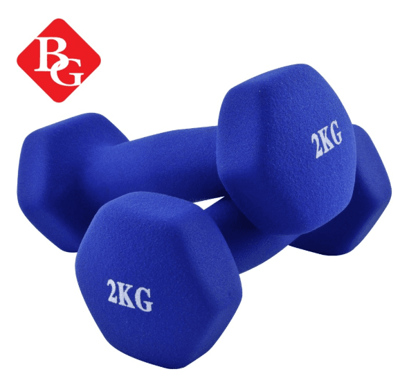 Bộ 2 tạ tay lõi sắt Q304 bọc cao su, tạ tập tay cao su 1kg 2kg 3kg 4kg 5kg BG hàng nhập khẩu - Lam Đậm - Bộ 02 tạ tay 2kg