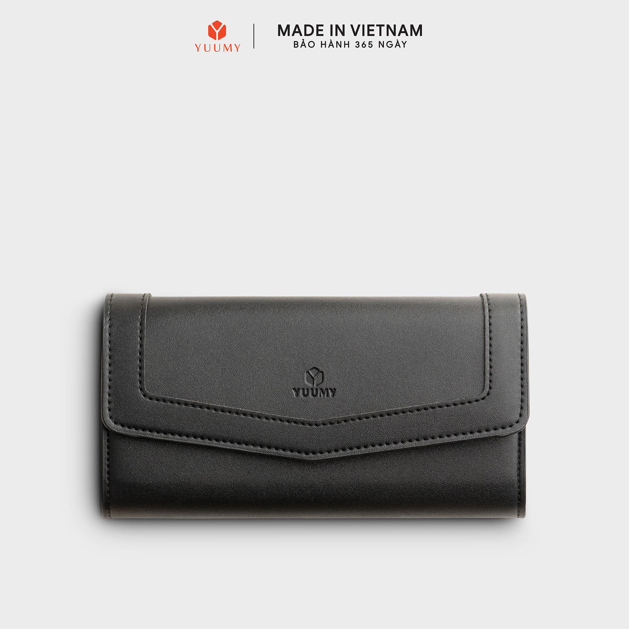 Ví cầm tay nữ Yuumy YV32 - Màu đen