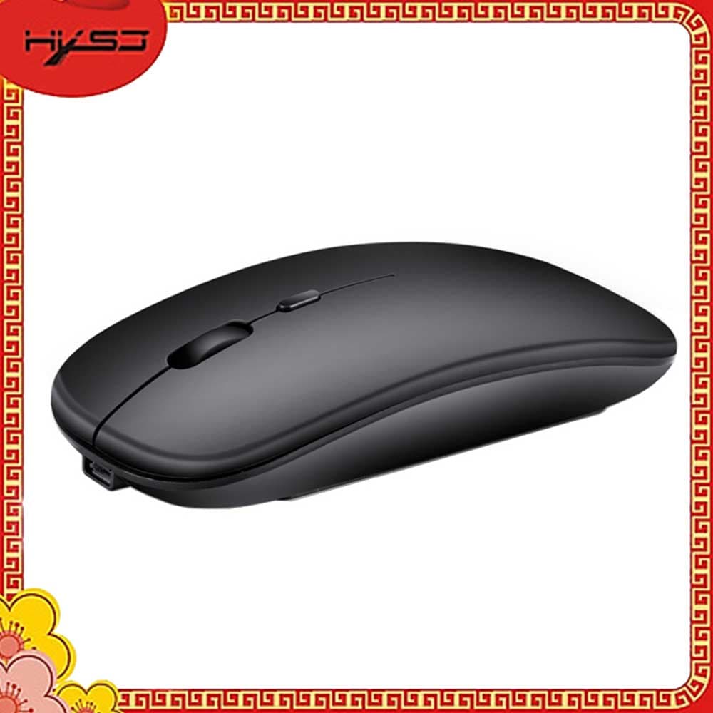 Chuột Không Dây Sạc Điện HXSJ M80 - Hàng chính hãng - Đen