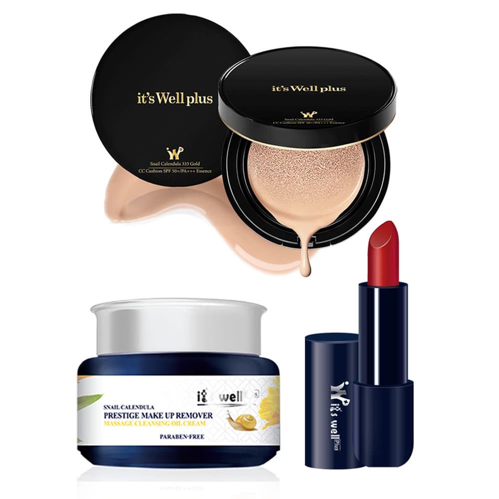 Bộ trang điểm phong cách Hàn Quốc, siêu tiện lợi  Its Well Plus - 03. Đỏ