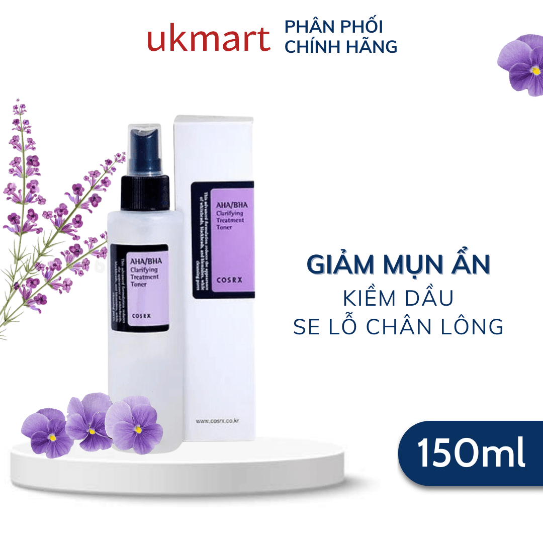 HSD 2023 Nước Hoa Hồng Cosrx AHABHA Clarifying Treatment Toner Làm Sạch Da 150ml