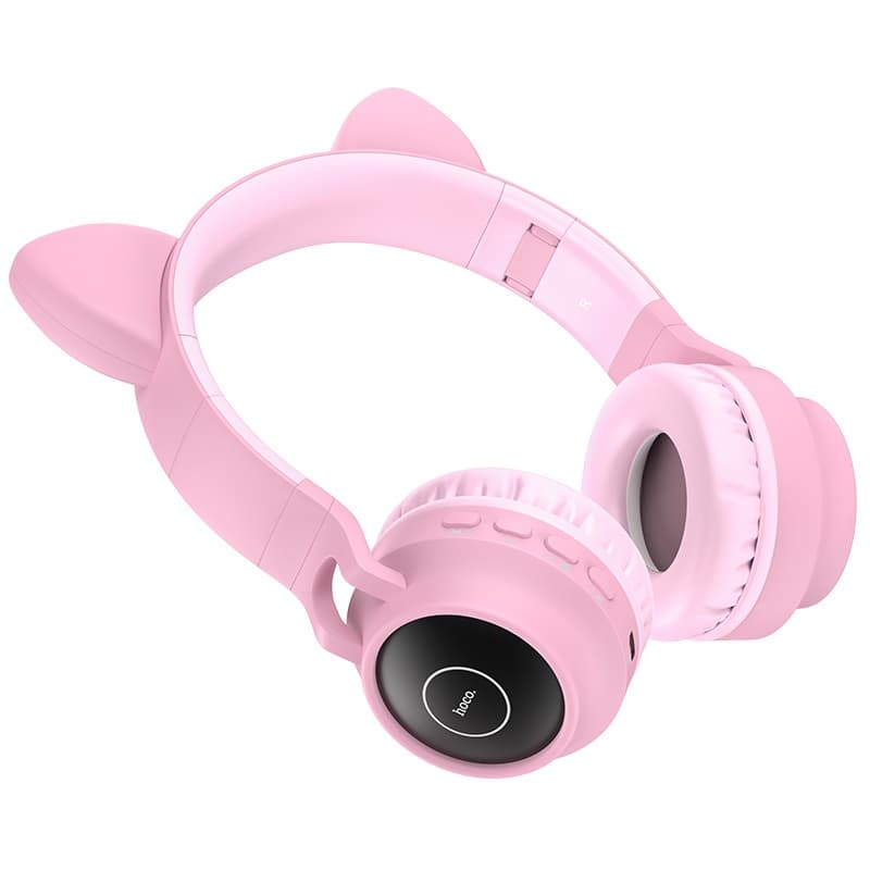 Tai nghe Cao cấp Mèo headphone Hoco W27 - Hàng Chính Hãng - Hồng