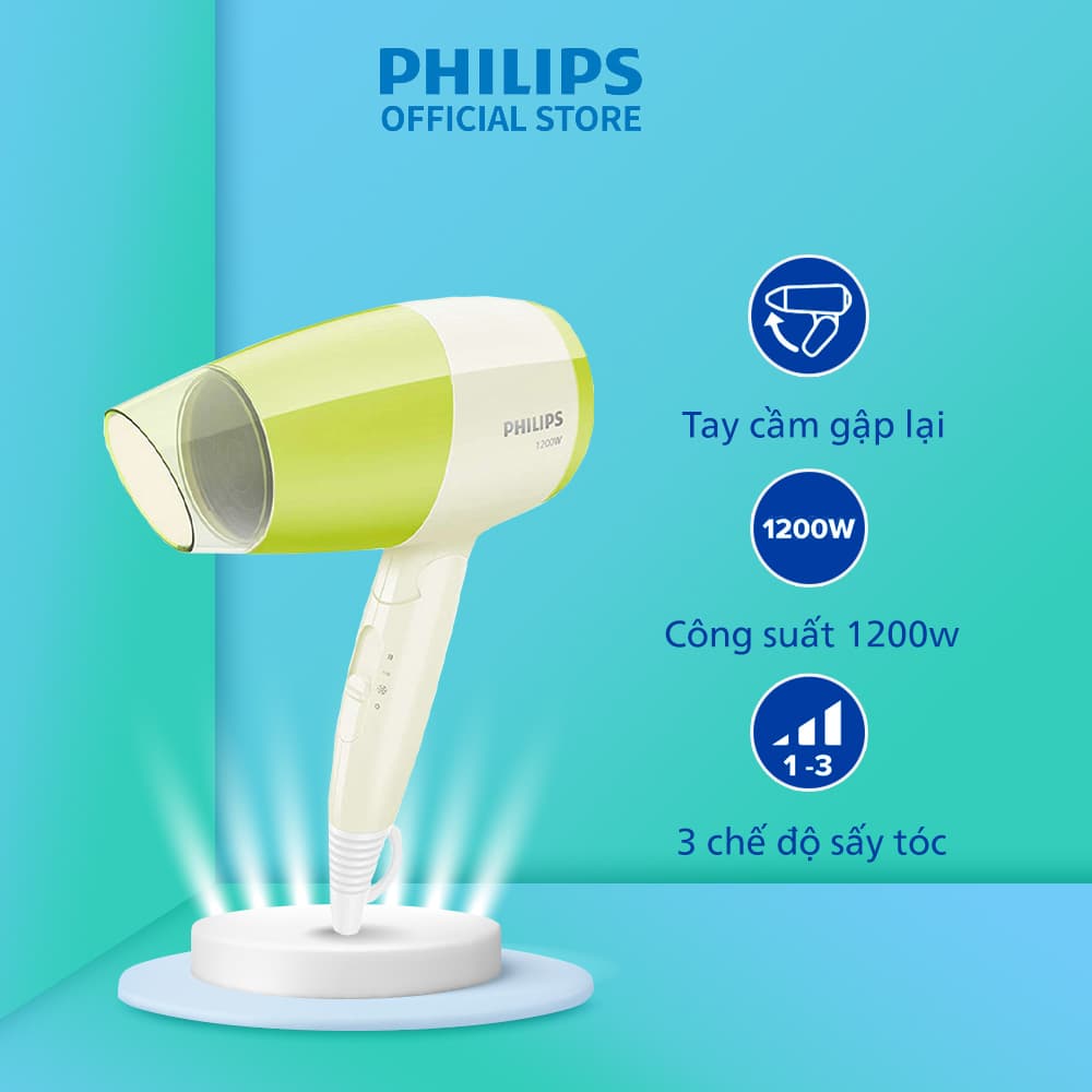 Máy sấy tóc Philips BHC01500 - Chăm sóc tóc dễ dàng