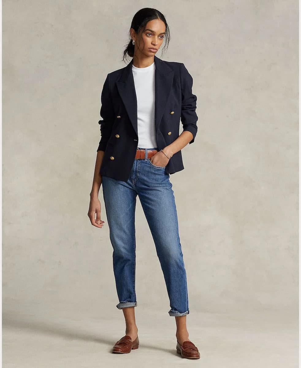 Polo Ralph Lauren - Quần Jeans Nữ Avery Boyfriend Jean - GREY