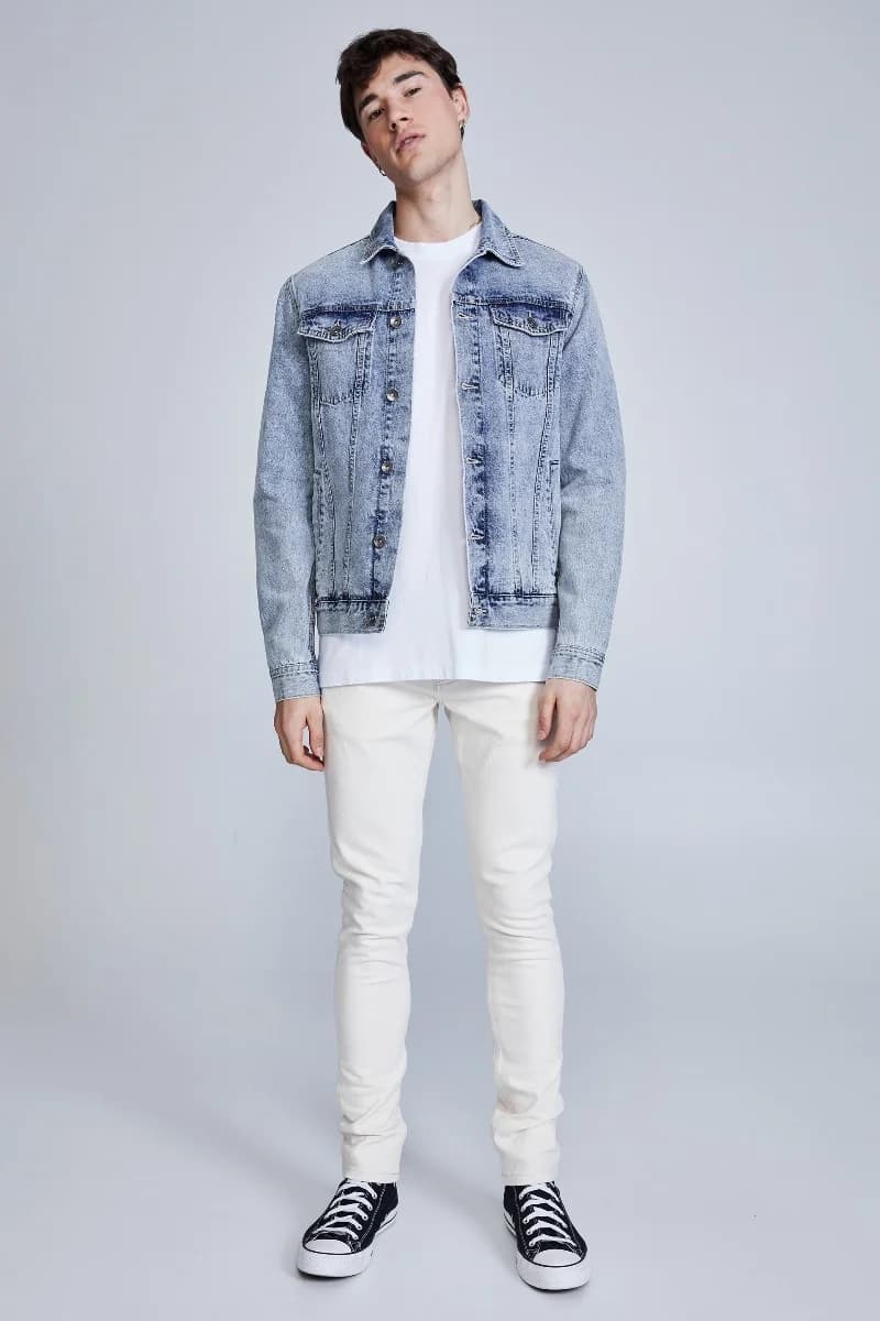 Cotton On - Quần Jean Dài Nam - Super Skinny Jean - NATURAL