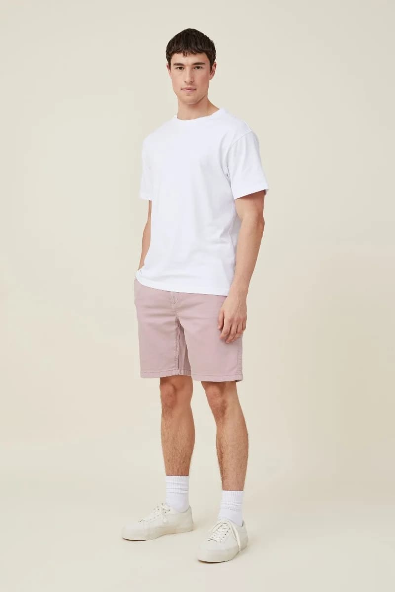 Cotton On - Quần Kaki Ngắn Nam - Corby Chino Short - MUSK