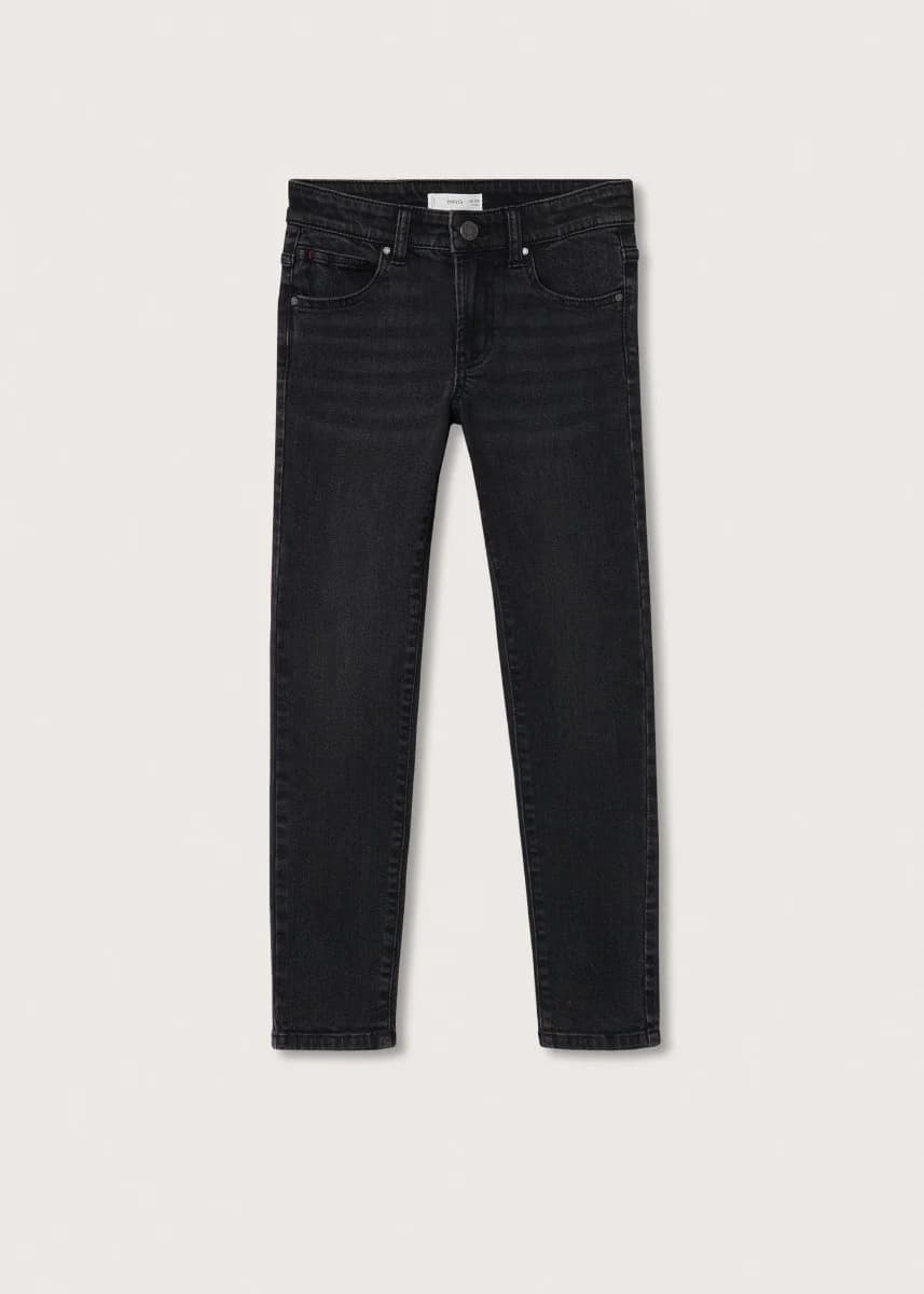 Mango - Quần Jeans Slim - Black