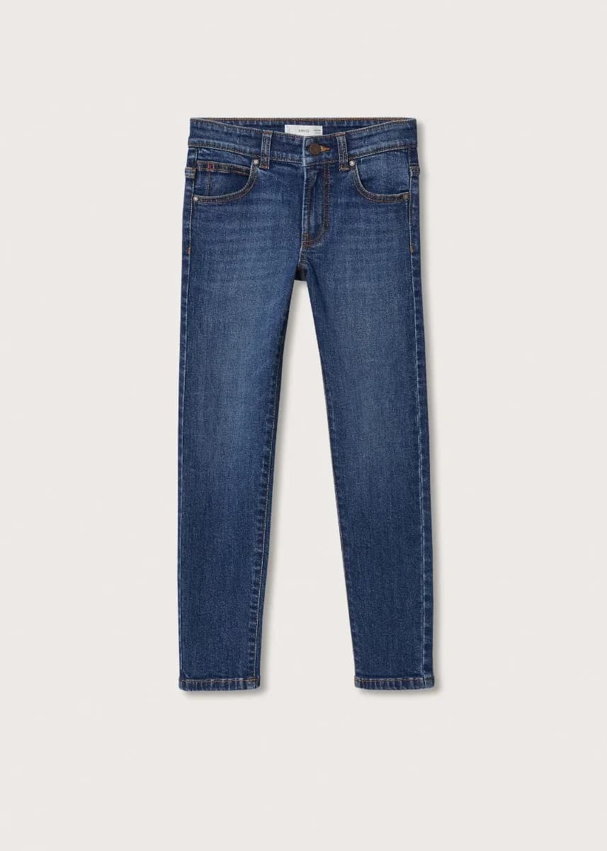 Mango - Quần Jeans Slim - NAVY
