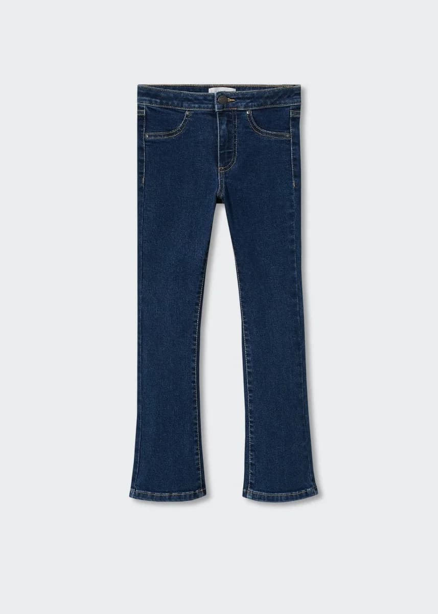 Mango - Quần Jeans Trumpet - NAVY