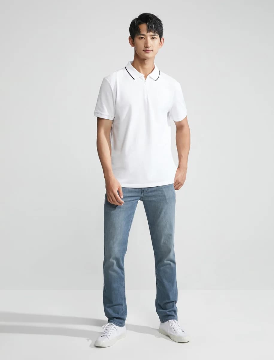 CK Jeans - Áo Thun Nam Regular Fit - BRILLIANT WHITE