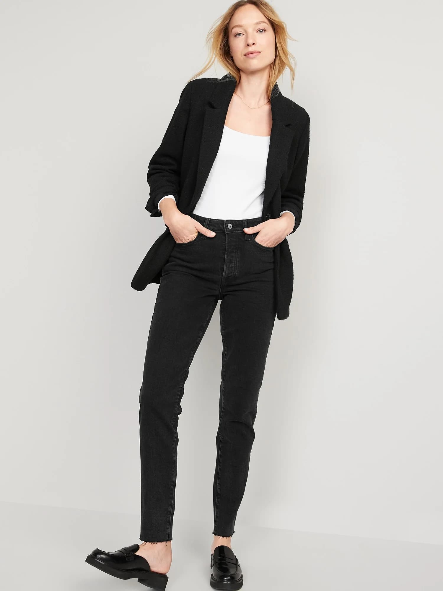 Old Navy - Quần Jean Nữ Ống Đứng - MOON SHADE