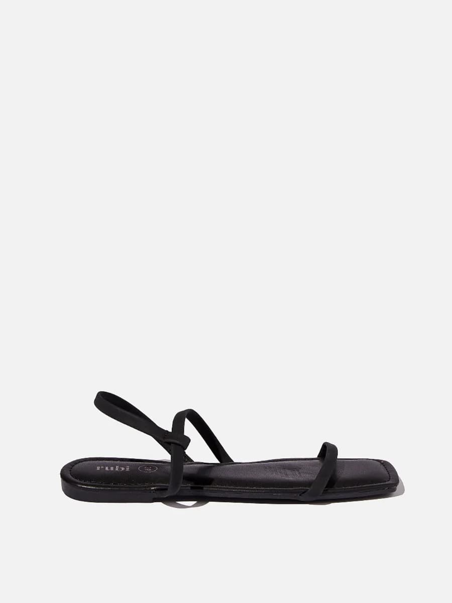 Cotton On Rubi - Giày Sandal Nữ - Tahlia Strappy Sandal - BLACK NUBUCK