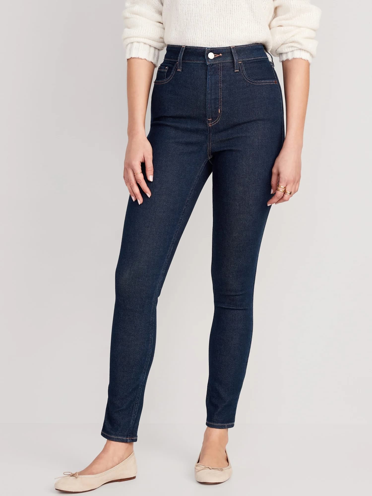 Old Navy - Quần Jean Nữ Super Skinny - DISPERSED RINSE