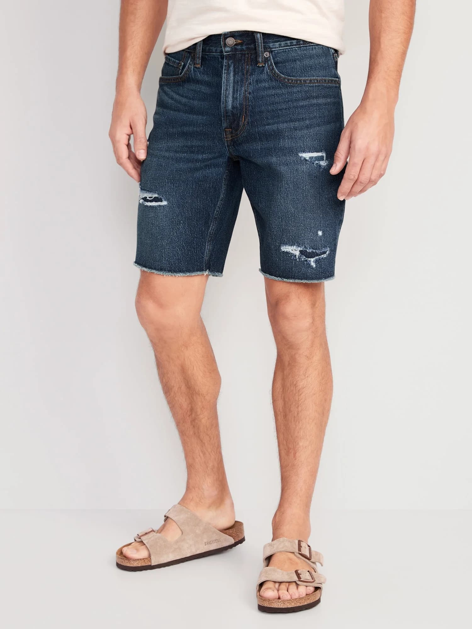 Old Navy - Quần Short Nam - DESTRUCTED TRUE BLUE