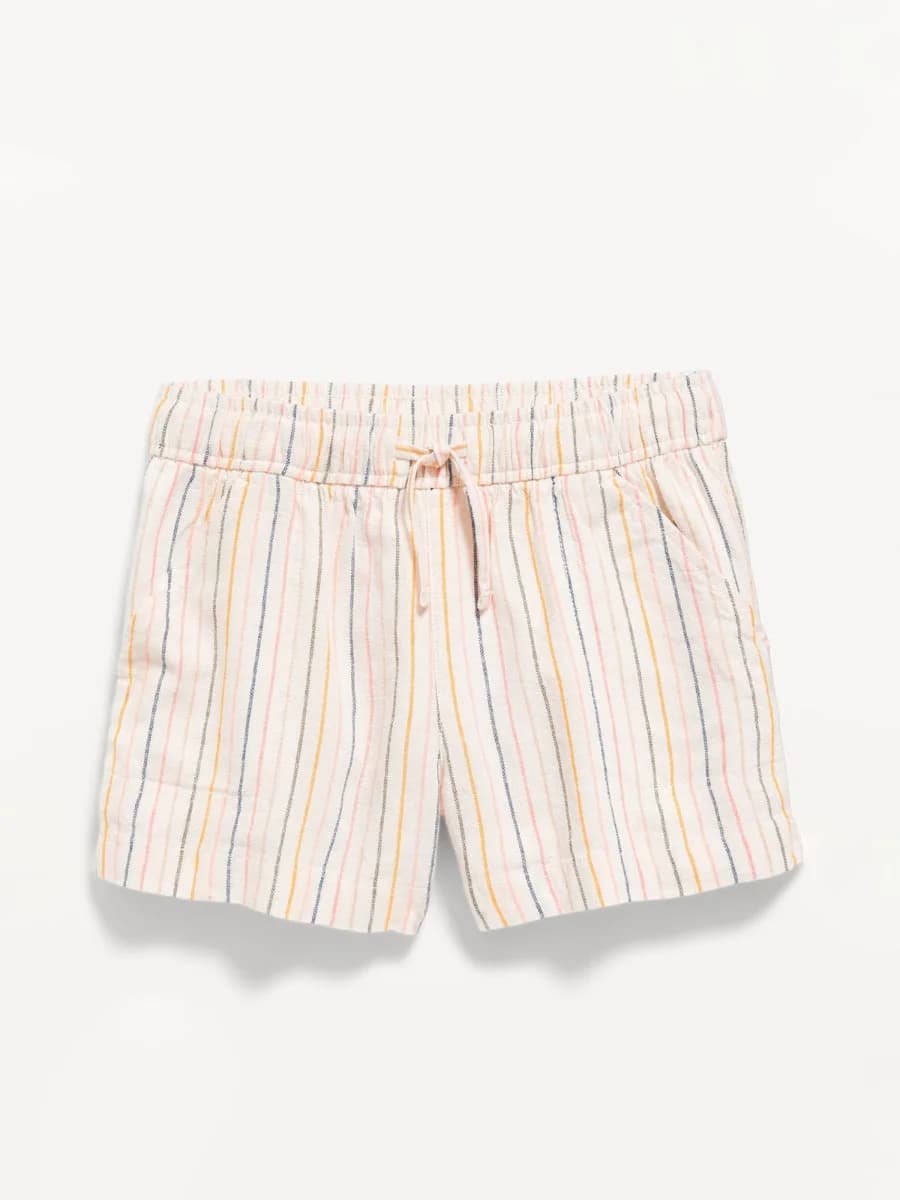 Old Navy - Quần Short Bé Gái  - MULTI STRIPE