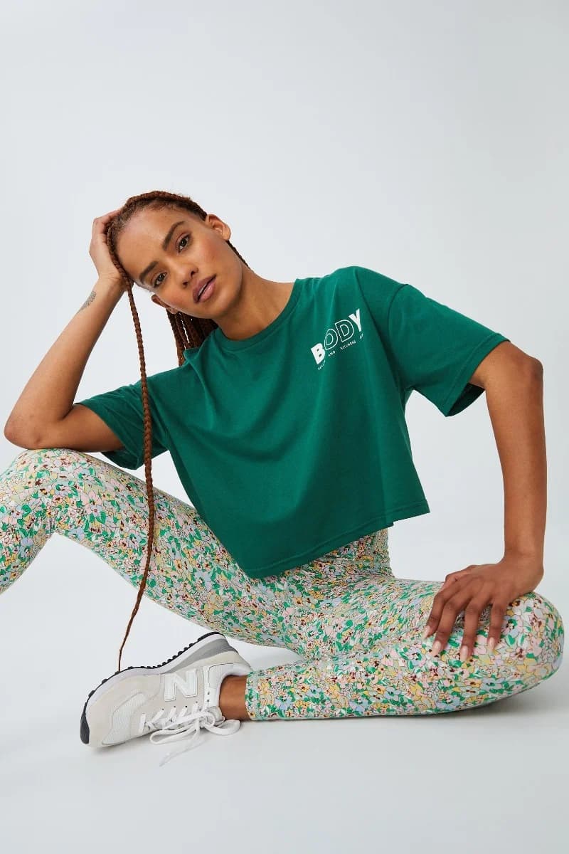 Cotton On Body - Áo Thun Ngắn Tay Nữ - Relaxed Active Recycled Graphic T-Shirt - BODY WELLNESS