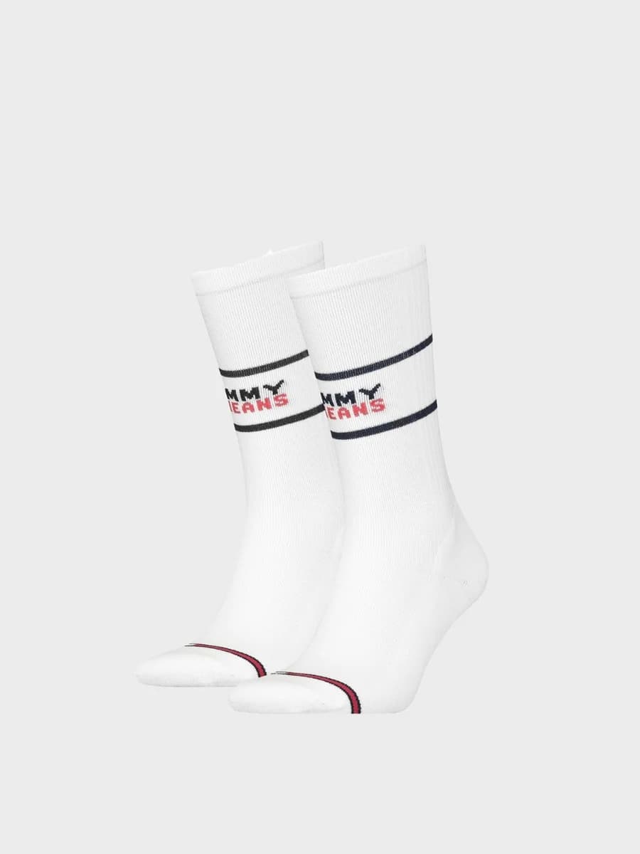 Tommy Jeans - Vớ Nữ TH Uni TJ Sock 2P - WHITE