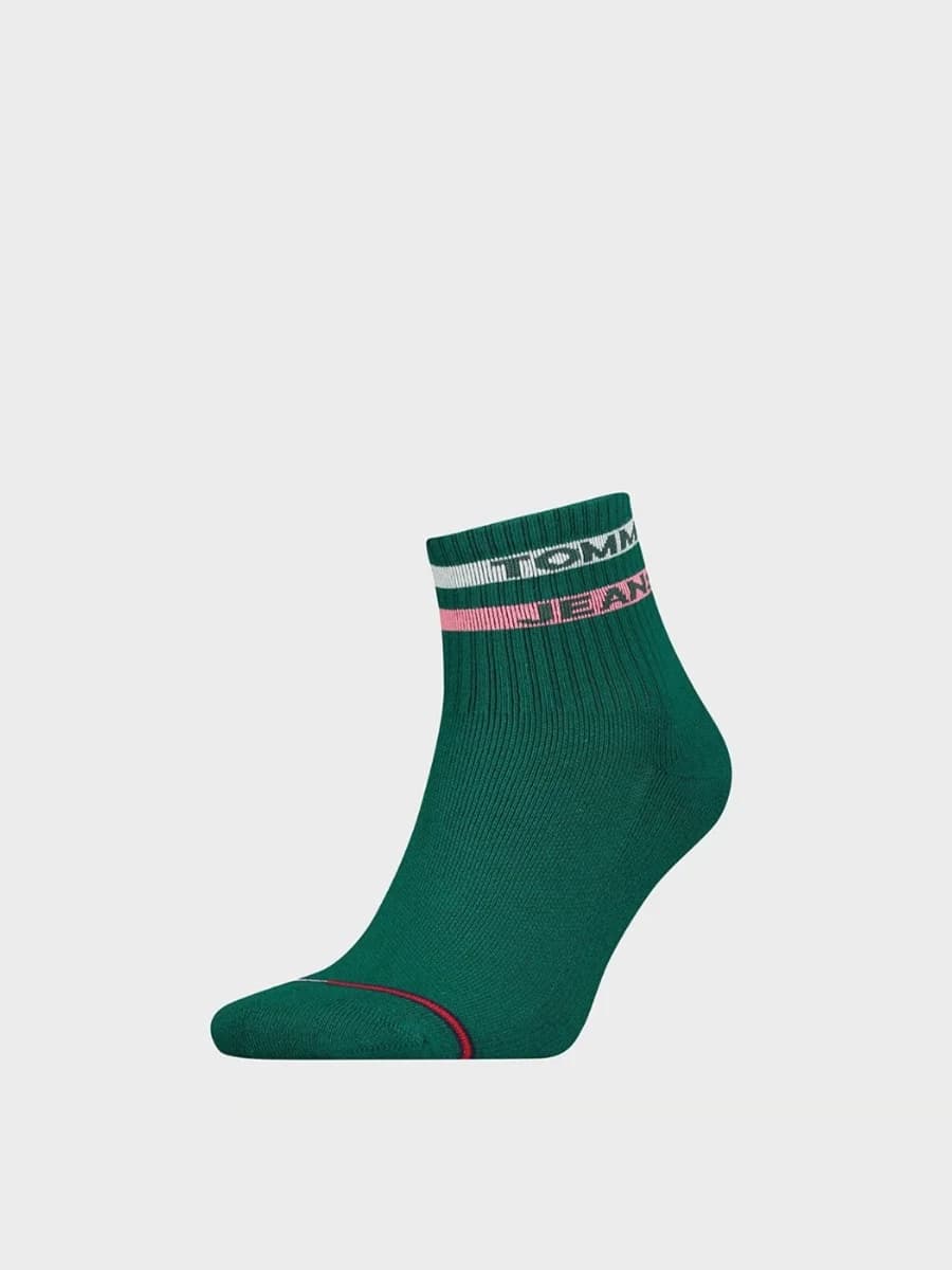 Tommy Jeans - Vớ Nam TH Uni TJ Short Sock  1P Stree - GREEN