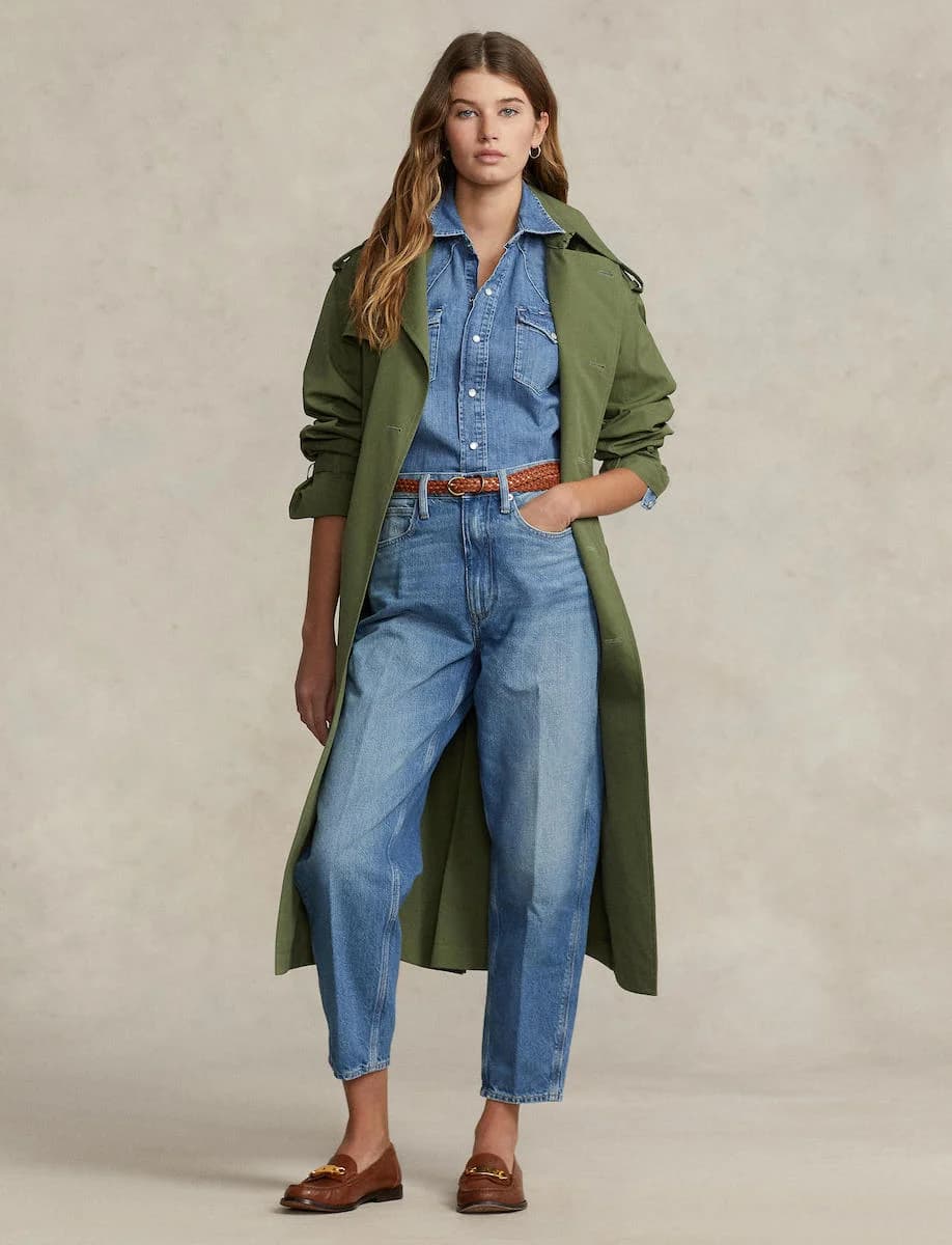Polo Ralph Lauren - Quần Jeans Nữ Carrot Jean - BLUE