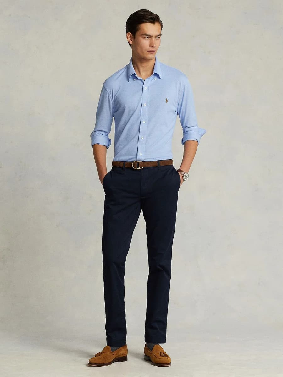 Polo Ralph Lauren - Quần Dài Nam Stretch Slim Fit Chino Pant - NAVY-410