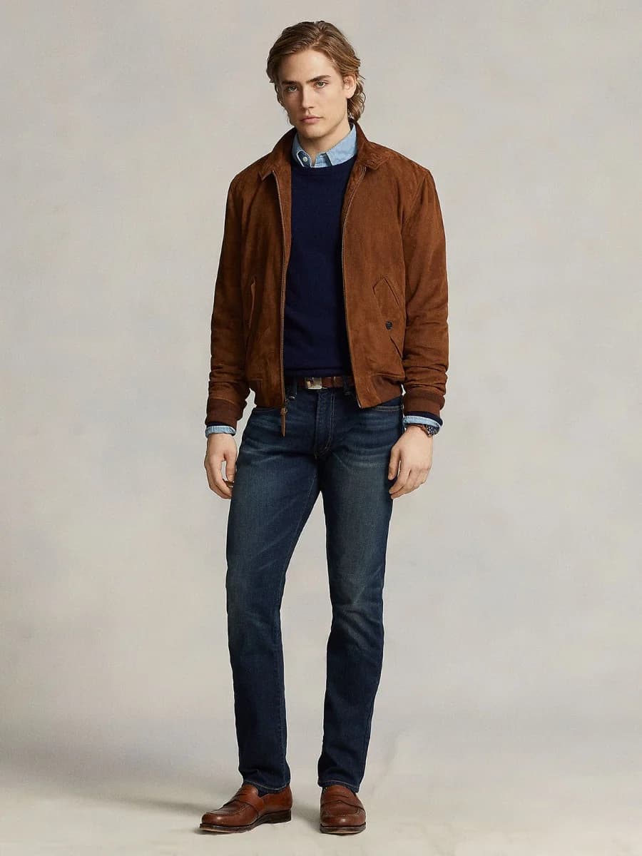 Polo Ralph Lauren - Quần Jeans Nam Varick Slim Straight Jean - BLUE