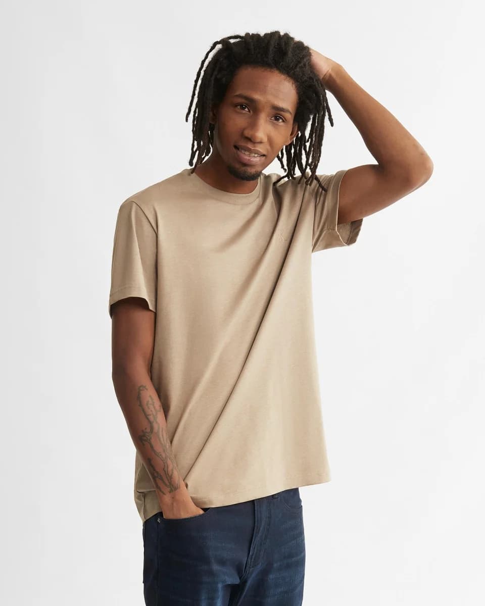CK Jeans - Áo Thun Nam Regular Fit - PERFECT TAUPE